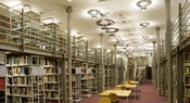 Metallschutzschichtung in der Bibliothek 